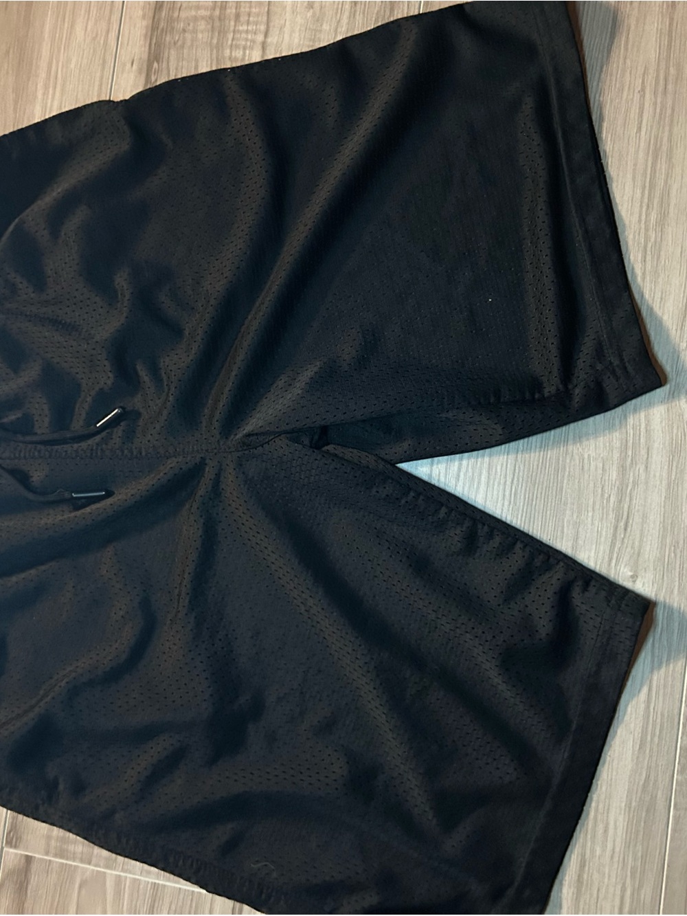 Athletic Works Black Mesh Athletic Shorts
